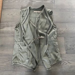Army green utility vest